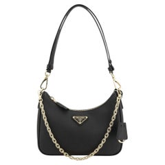 Prada Lux Shoulder Bag — Black