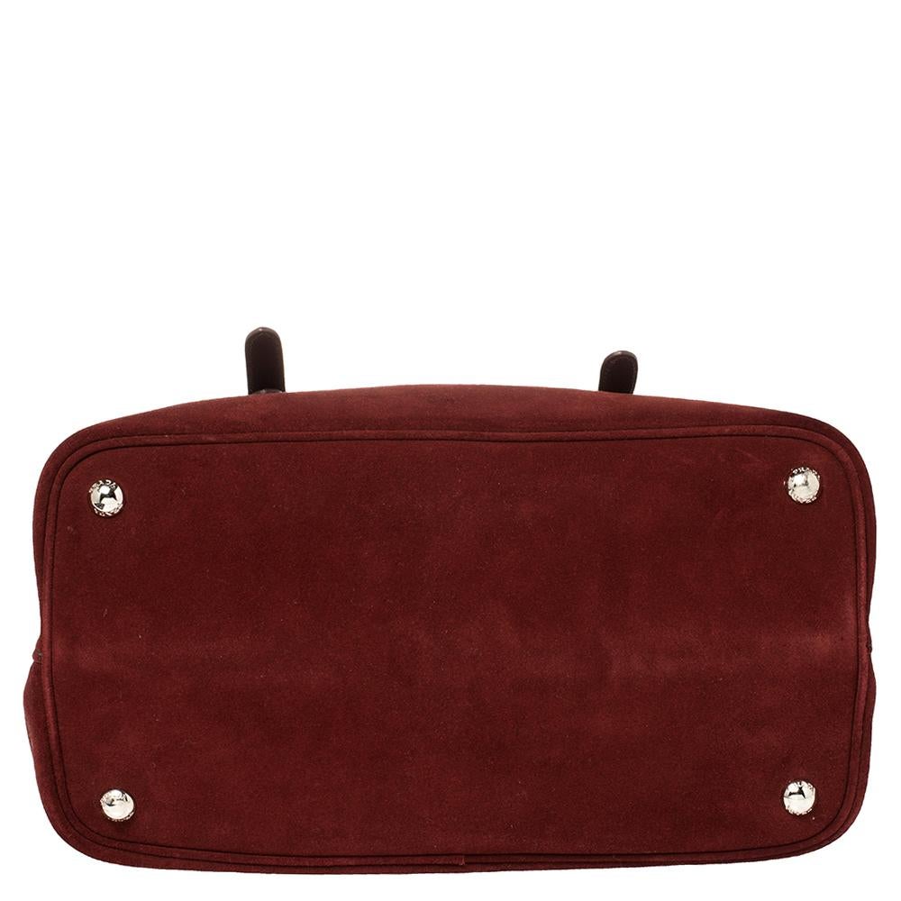 maroon prada bag