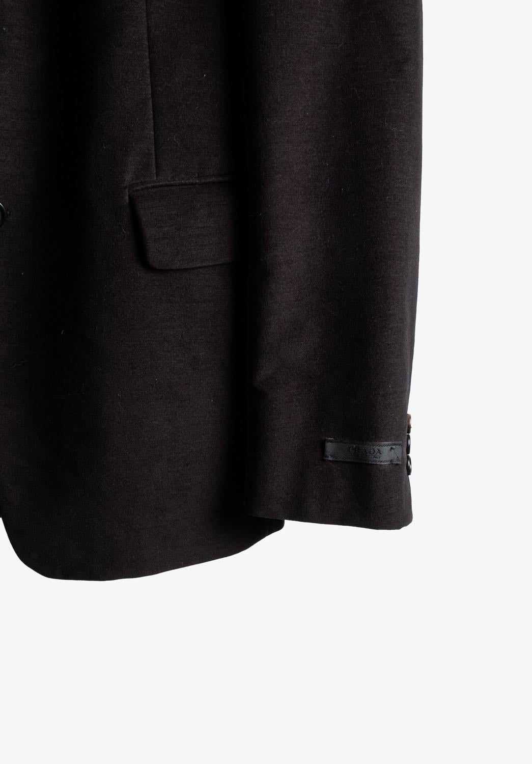 Prada Men Jacket Blazer Moleskin Size ITA50/M, S1146 In Good Condition For Sale In Kaunas, LT