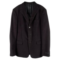 Prada Uomo Giacca Blazer Moleskin Taglia ITA50/M, S1146