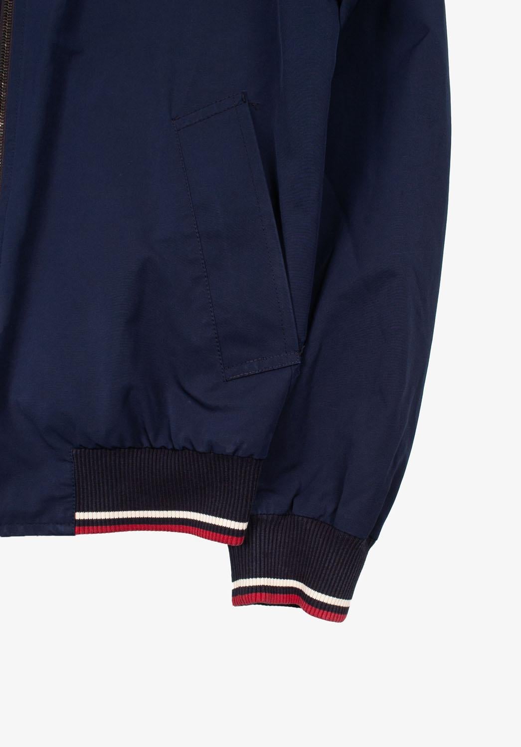 Black Prada Men Jacket Style Bomber Size ITA52, M/L, S1137 For Sale