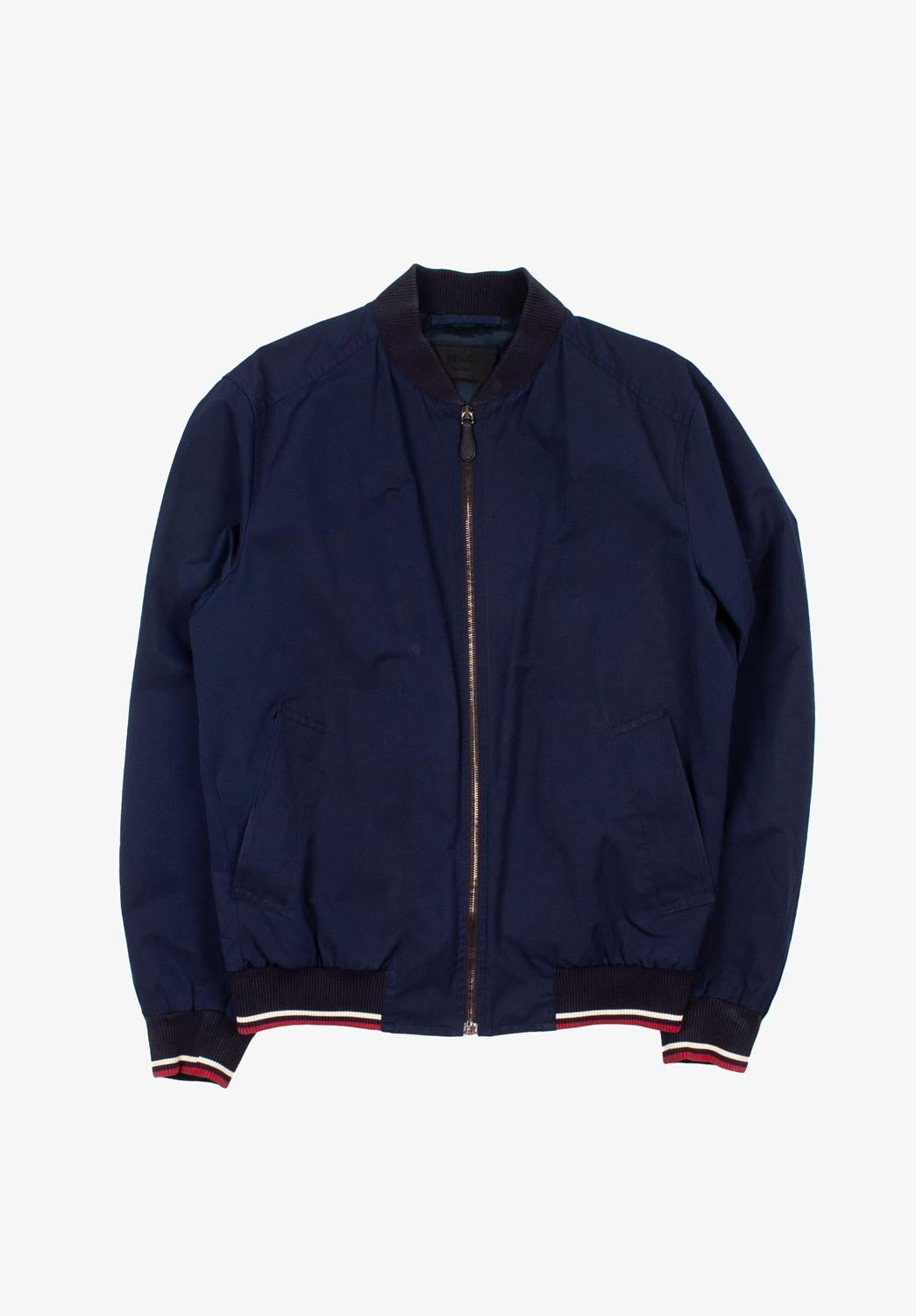 Prada Men Jacket Style Bomber Size ITA52, M/L, S1137 For Sale
