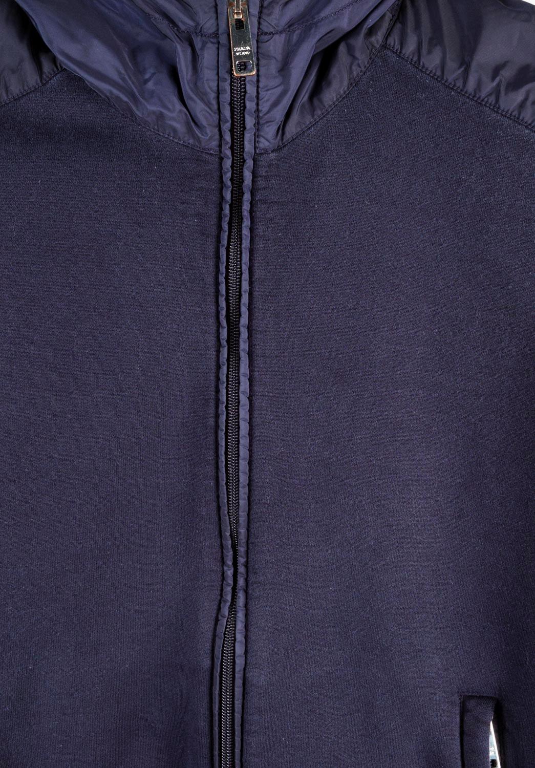  Prada Men Jacket Sweatshirt Light Zipped Hooded Size M, S662 In Good Condition For Sale In Kaunas, LT
