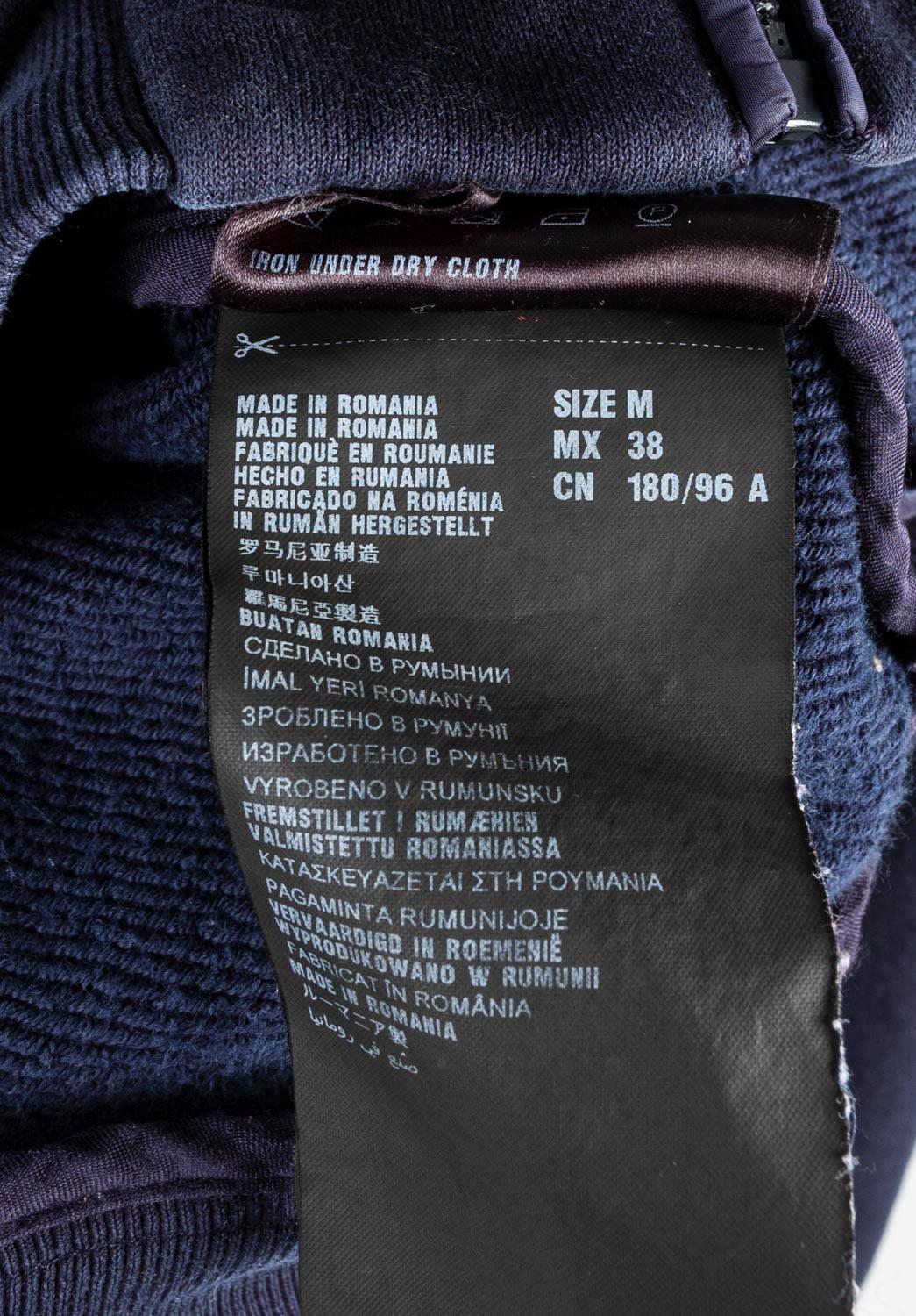  Prada Men Jacket Sweatshirt Light Zipped Hooded Size M, S662 For Sale 5