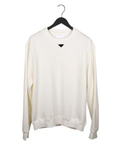 Prada Men Jumper Sweatshirt Logo Oversized Size M, S1479