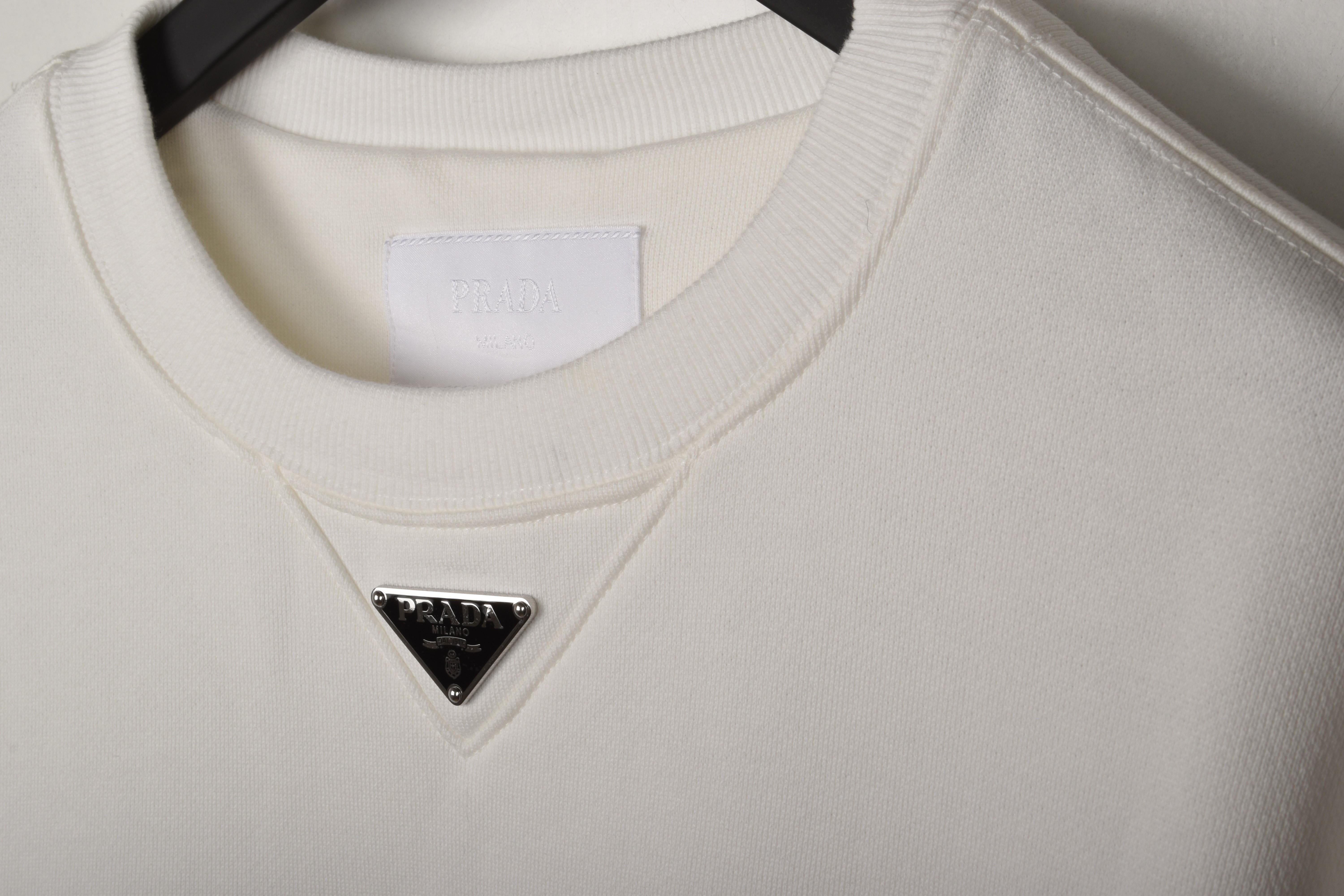 De los hombres Prada Hombre Sudadera Jumper Logo Oversized Talla M, S1479 en venta