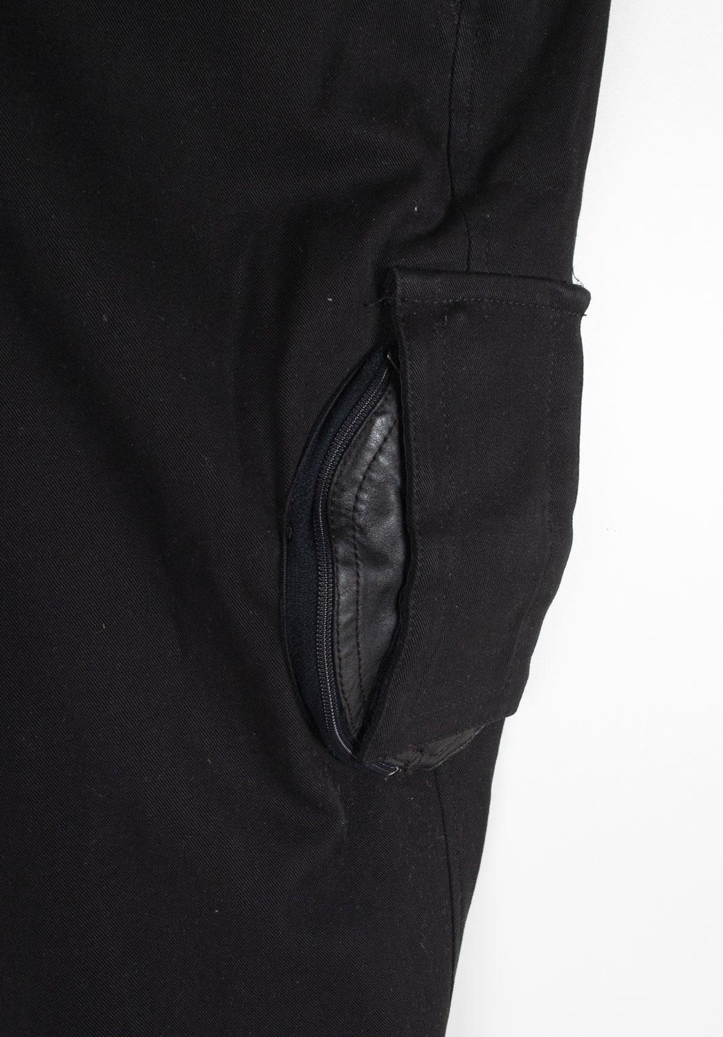 Prada Men Pants Casual Cargo Wide leg, adjustable Size 50/L, S1309 In Excellent Condition For Sale In Kaunas, LT