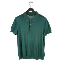 Used Prada Men Polo Shirt Size ITA52 (Large), S718