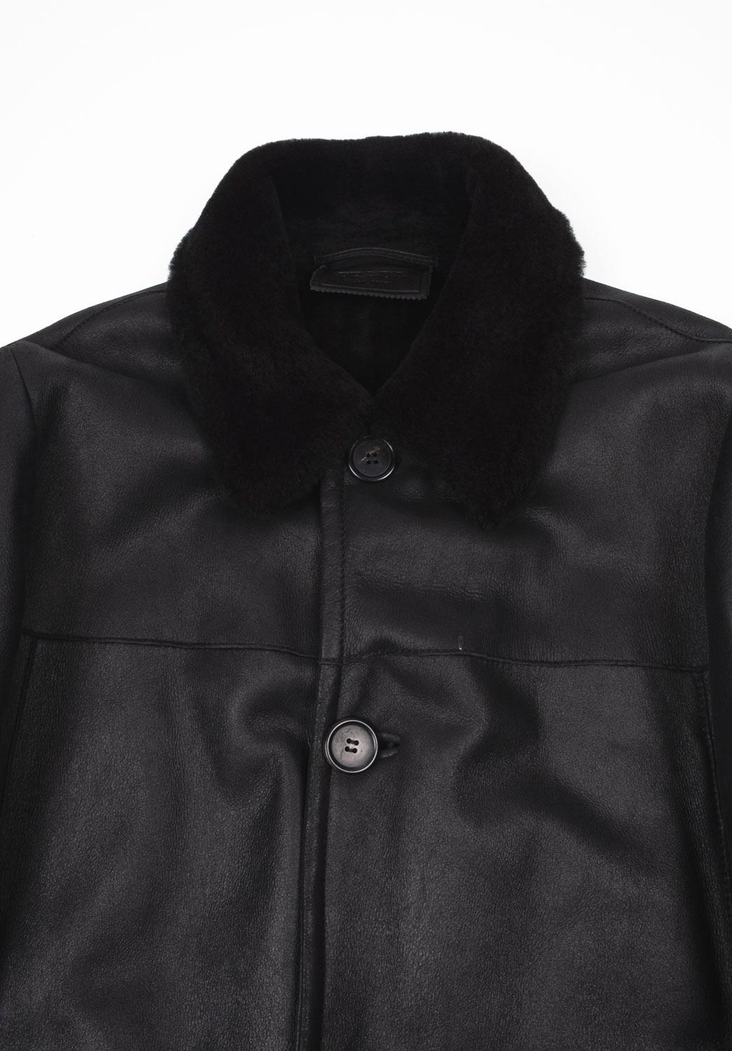 Check my other listings. Have many more designer clothes for sale. Open to any offers.
Item for sale is 100% genuine Prada long Men Shearling Coat, S1222, VIDU9
Color: black
(An actual color may a bit vary due to individual computer screen
