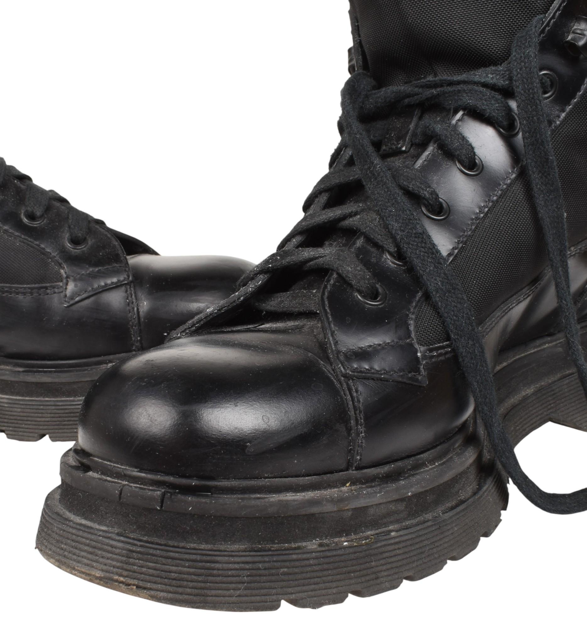 Prada Men Shoes Boots High Top Leather Shoes, UK7 EUR41, USA8 For Sale 4