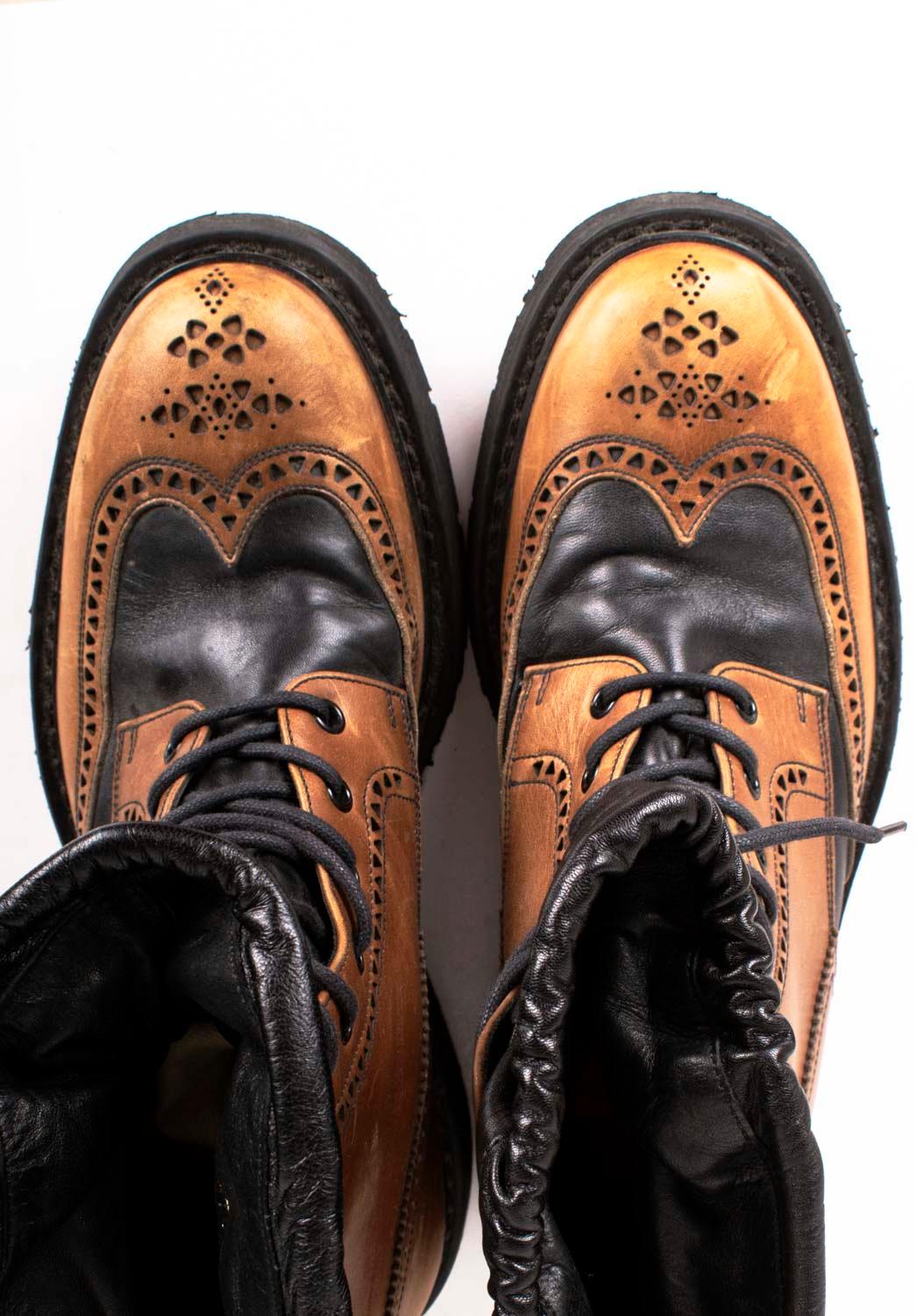 Prada Men Shoes Boots Size UK8/EUR42/USA9 In Good Condition For Sale In Kaunas, LT