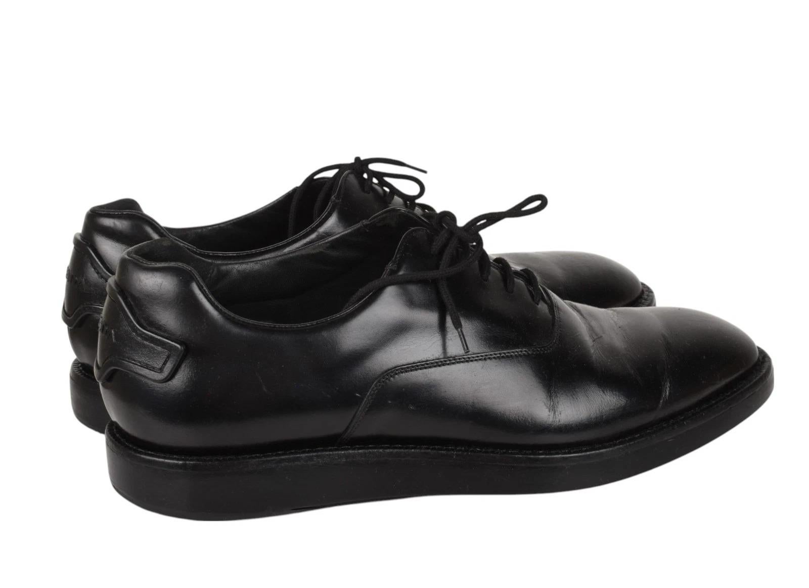 Prada Hombre Zapatos Derbies Tallas US9/EUR43, UK8, S1462 Negro en venta