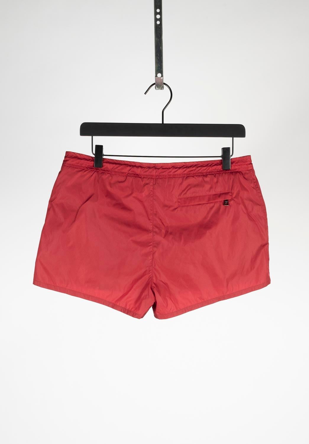 Rosso Prada Uomo Pantaloncini Vintage Taglia ITA50 (M), S732 in vendita