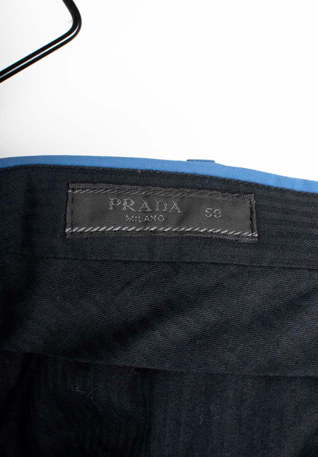 Prada Uomo Tuta Due Pezzi Casual Techno Uomo Giacca Pantaloni Taglia IT52-L, S1505 in vendita 8