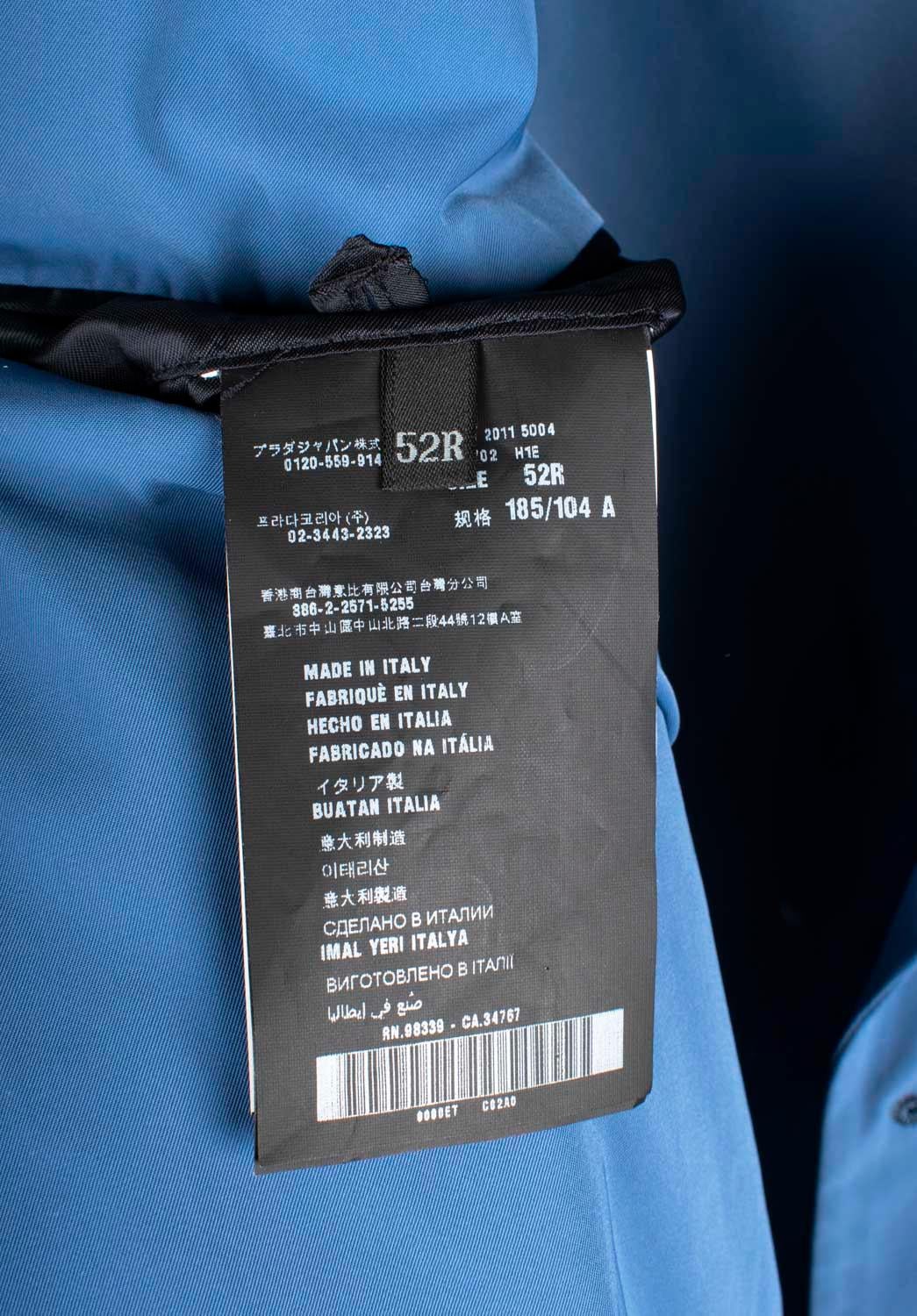 Prada Uomo Tuta Due Pezzi Casual Techno Uomo Giacca Pantaloni Taglia IT52-L, S1505 in vendita 3