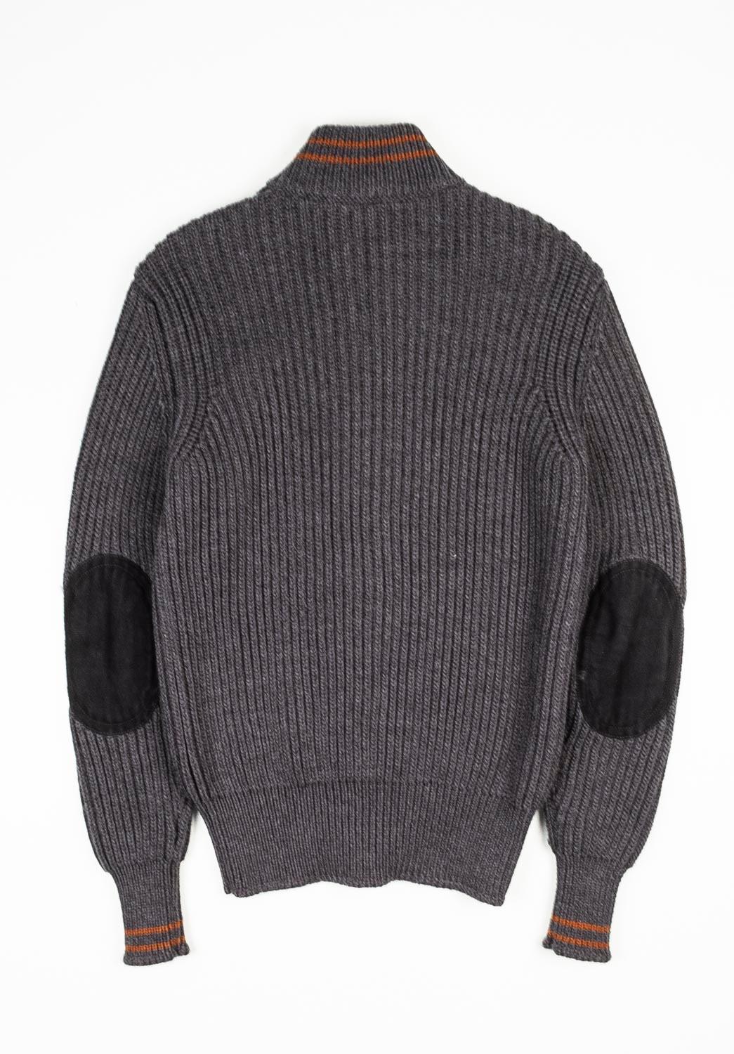 Prada Men Sweater Cardigan Full Zip Heavy Knit, ITA48 (Medium), S702  For Sale 1