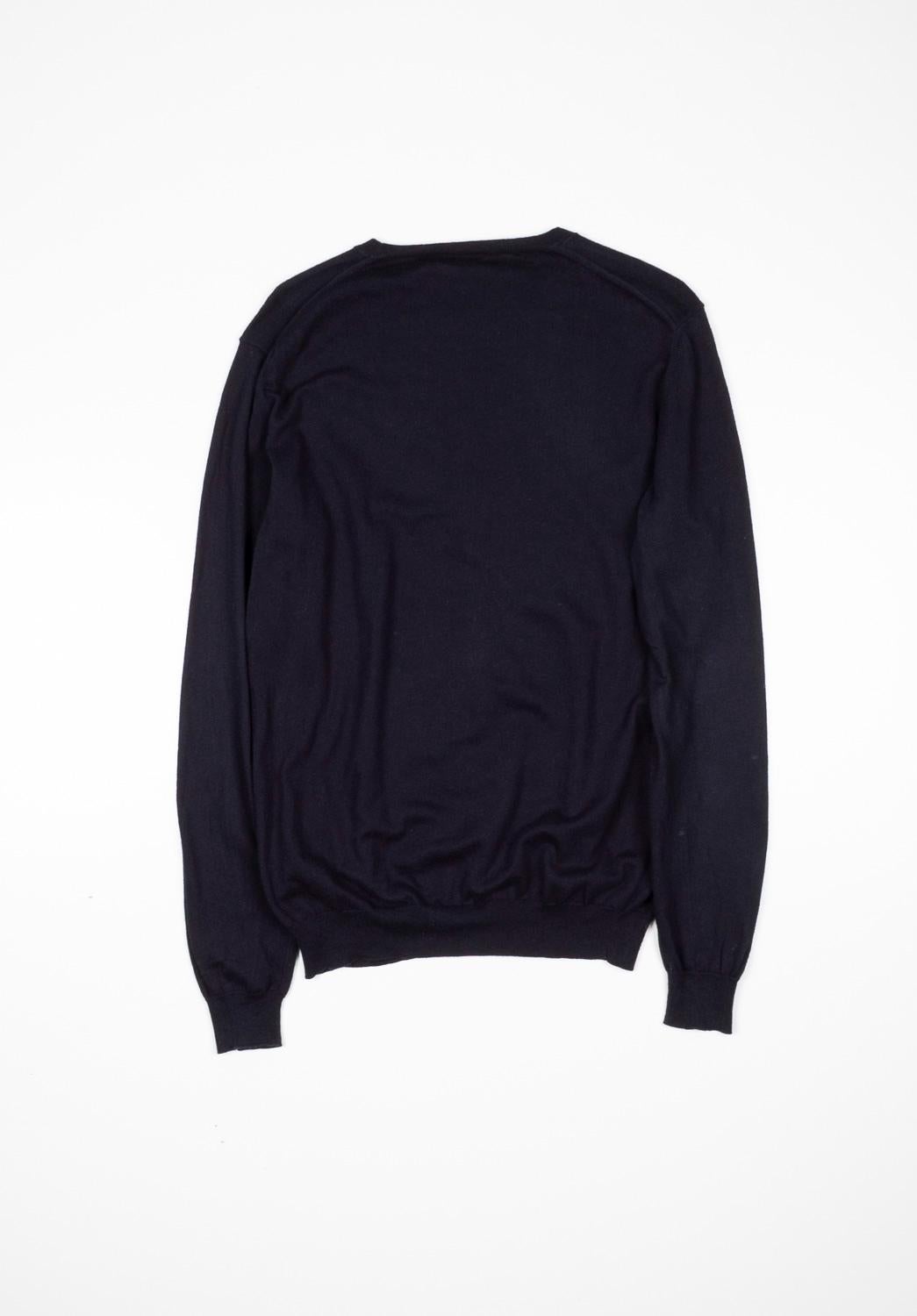 Men's Prada Men Sweater Cotton Cashmere Crewneck Size ITA50, S1248 For Sale