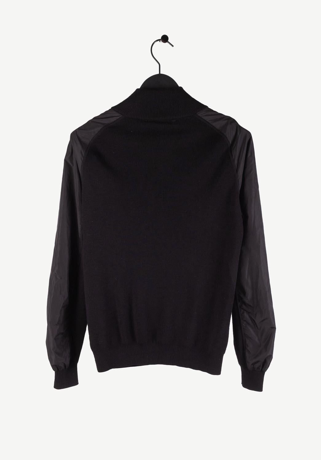 Men's Prada Men Sweater Jacket Wool Nylon Zipped Size 50IT(Medium), S303 For Sale