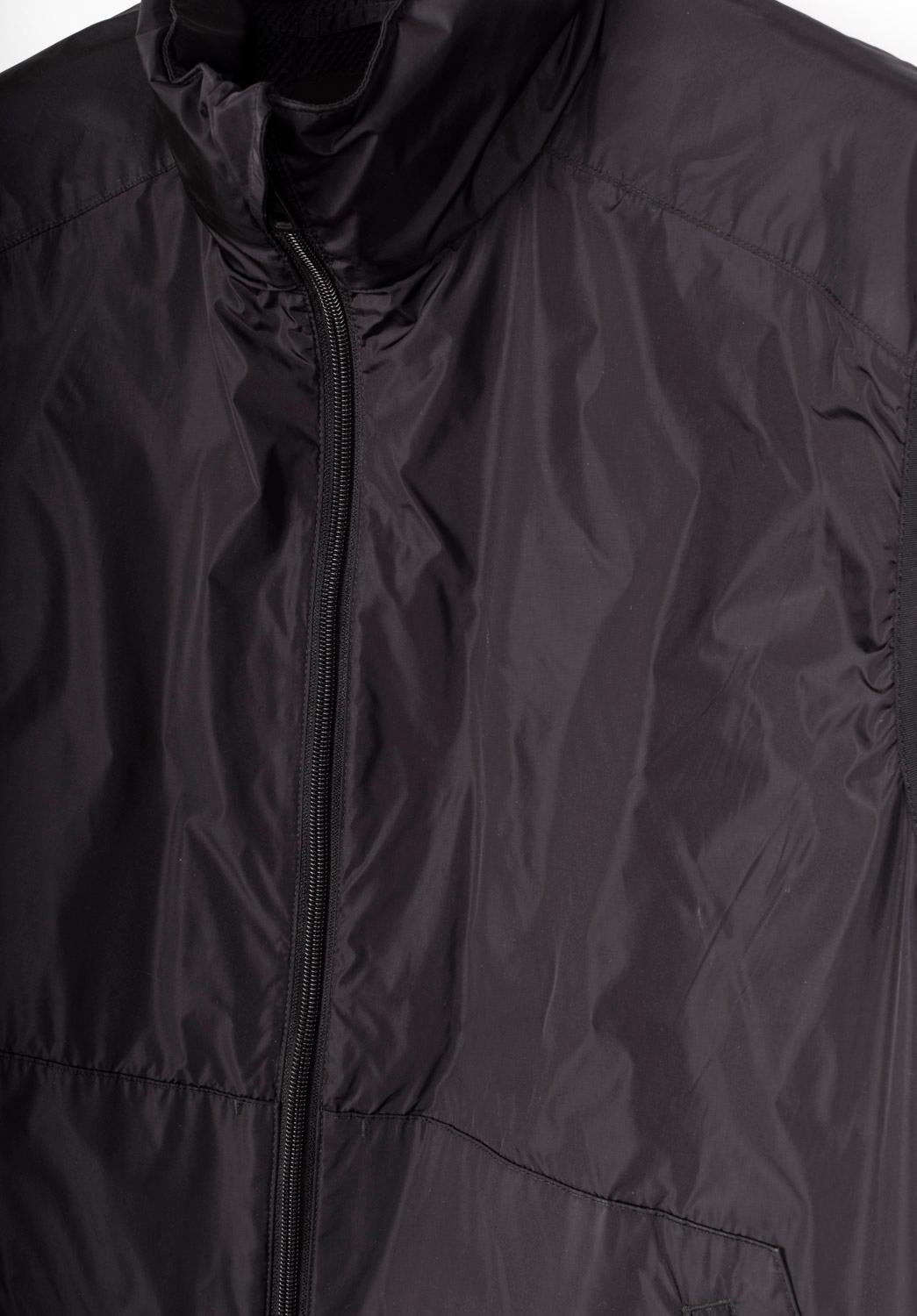 Noir Prada Veste sans manches légère taille IT 48, Large, S1331 en vente