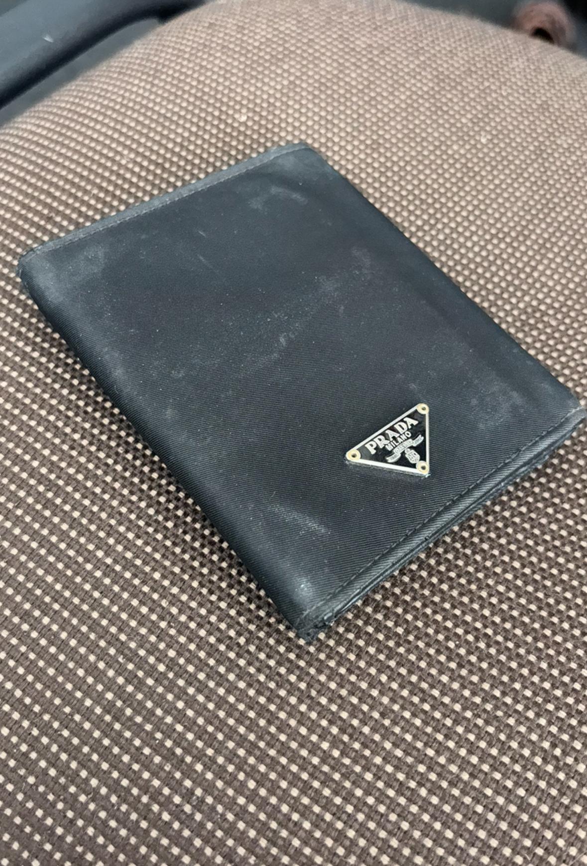 Prada Men Wallet Nylon Logo, Medium size For Sale 5