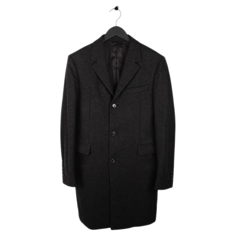 Prada Men Cotton-Blend Overcoat