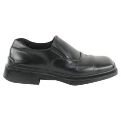 Prada Men's 7 US Black Leather Dress Sneaker 1223p20