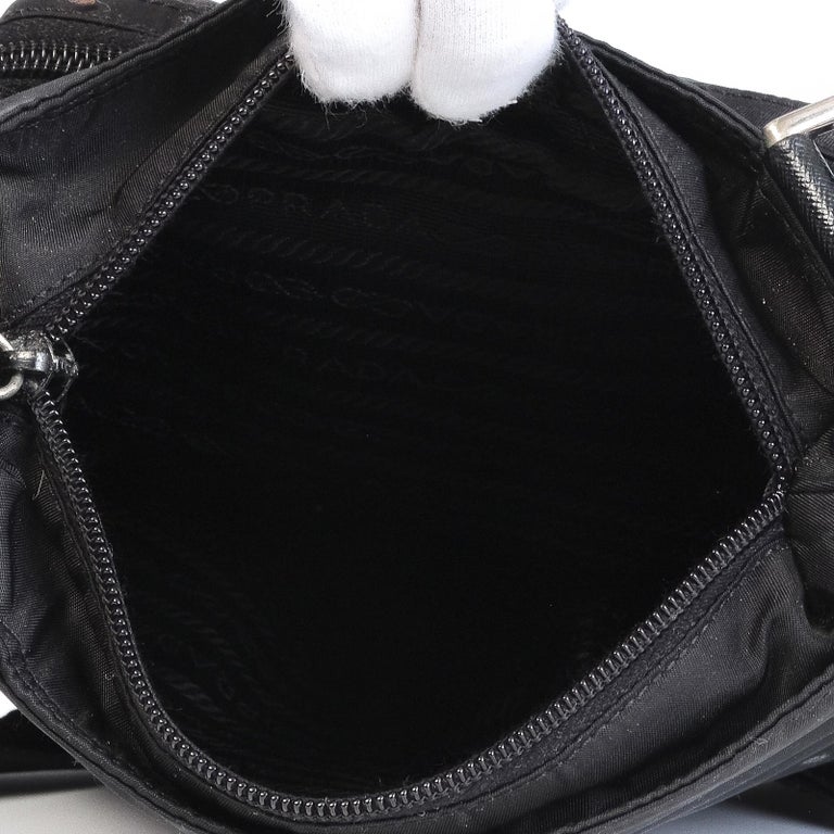 Prada Mens Double Pocket Black Nylon Crossbody Bag For Sale at 1stDibs  prada  crossbody bag nylon, prada crossbody bag men, prada nylon crossbody