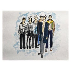 Prada Men's Fall, Las Portenas and Olivier Rousteing and His Balmain, Set