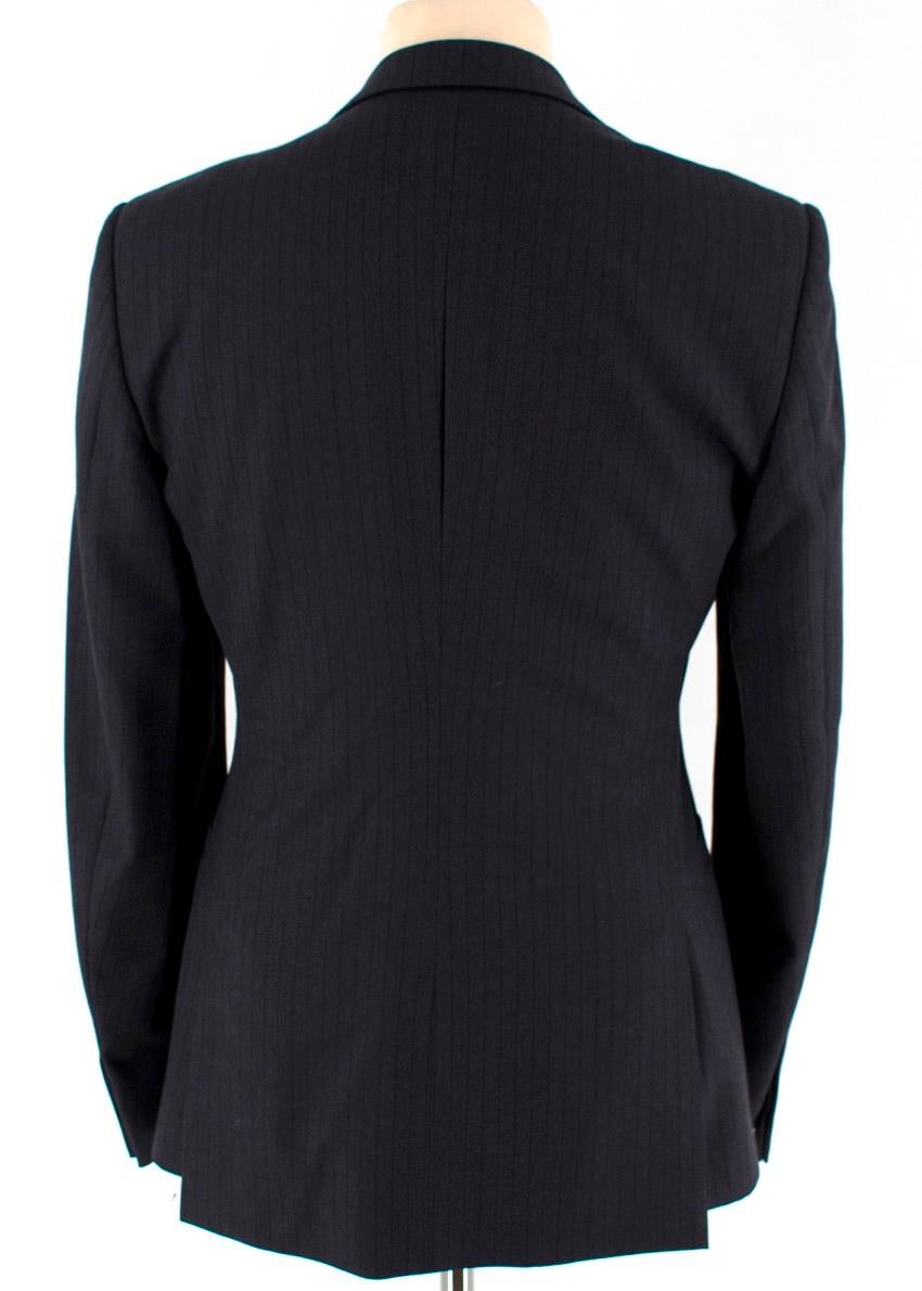 Prada Men's Grey Pinstripe Suit M In Good Condition In London, GB