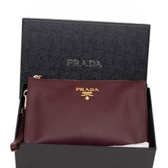 PRADA Men's Leather Clutch