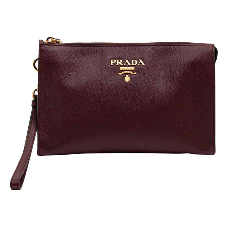 prada clutch men