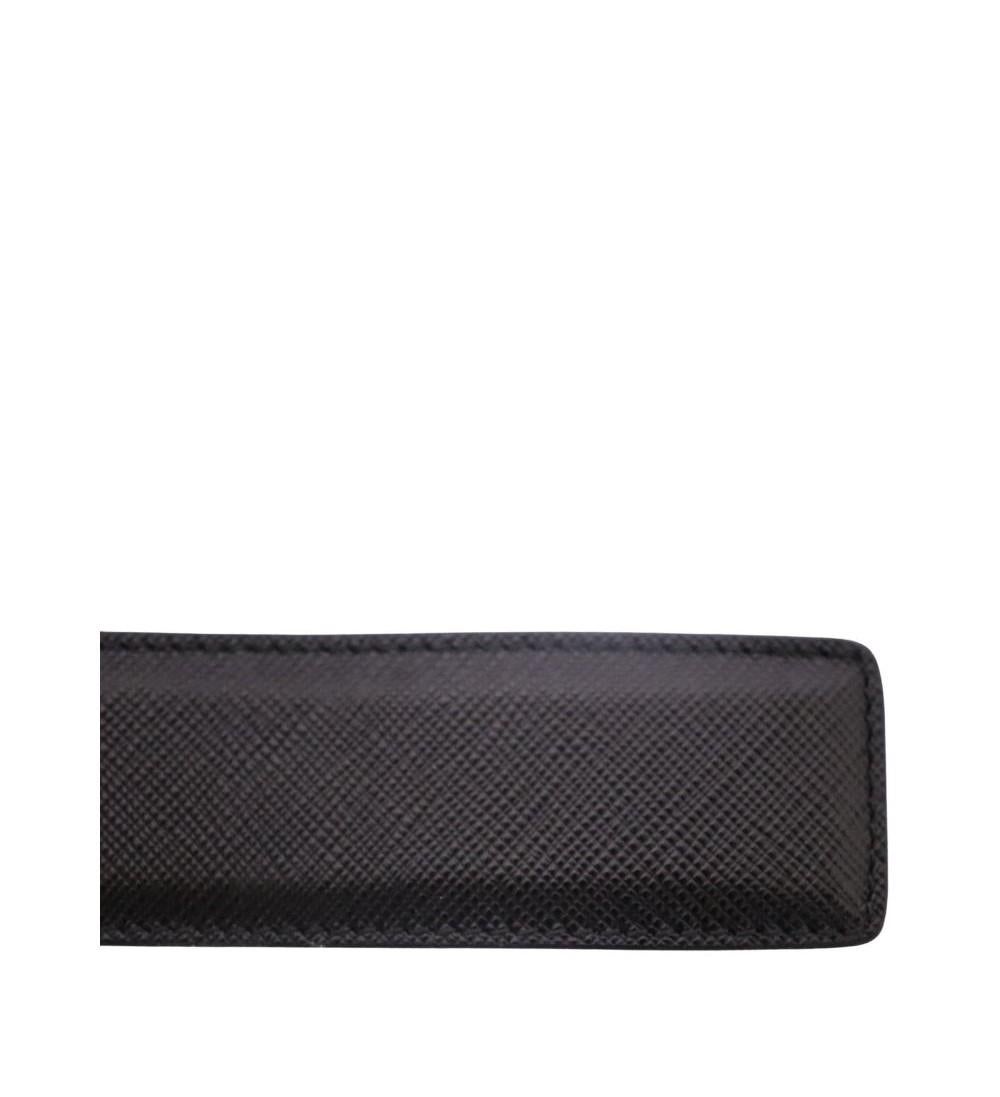 Cintura in pelle saffiano da uomo di Prada 1