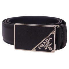 Prada Men's Saffiano Leather Belt