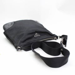 Prada Messenger 867628 Black Nylon Cross Body Bag