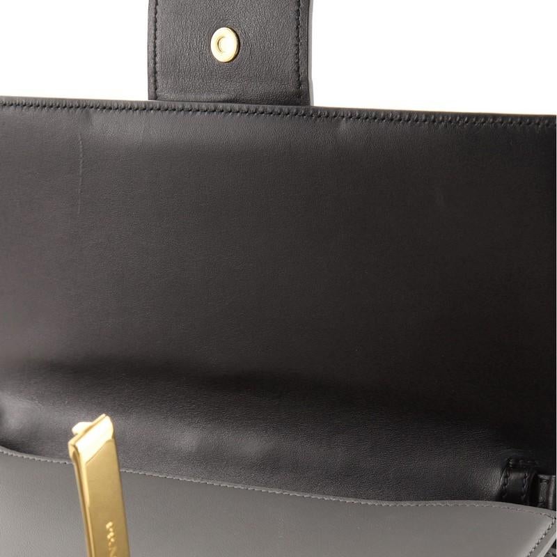 Prada Metal Ribbon Shoulder Bag City Calfskin Medium 2
