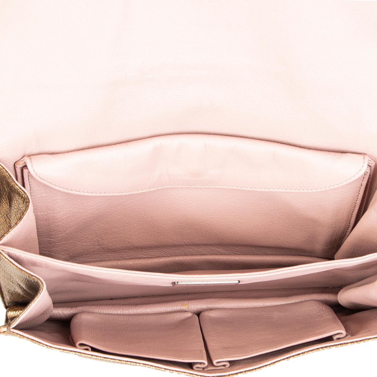 prada metallic bag