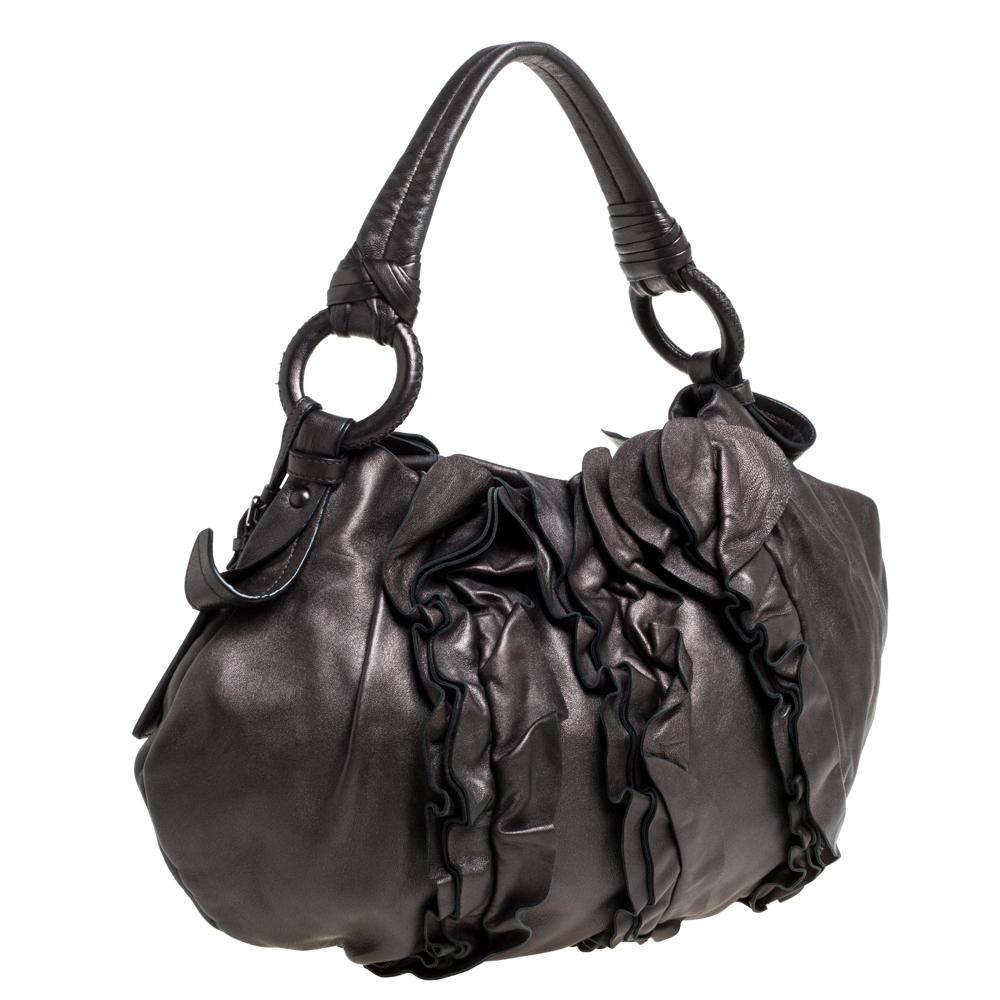 borsa marrone prada