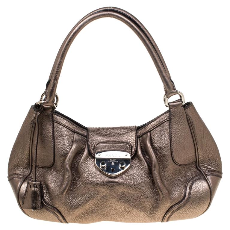 Grand Sac Porté Main Hope Bicolore En Cuir Saffiano