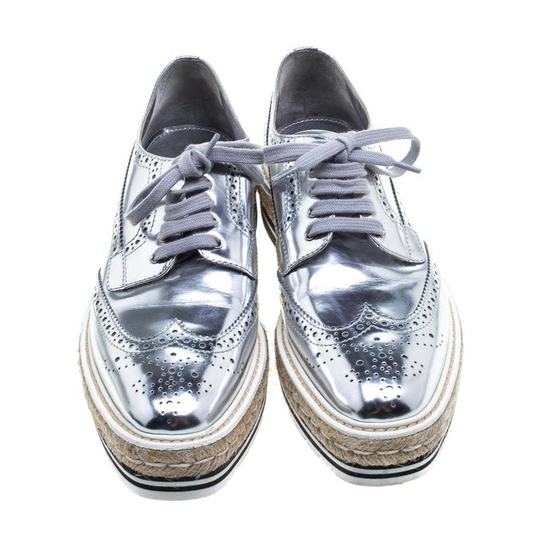 prada espadrille platform sneakers