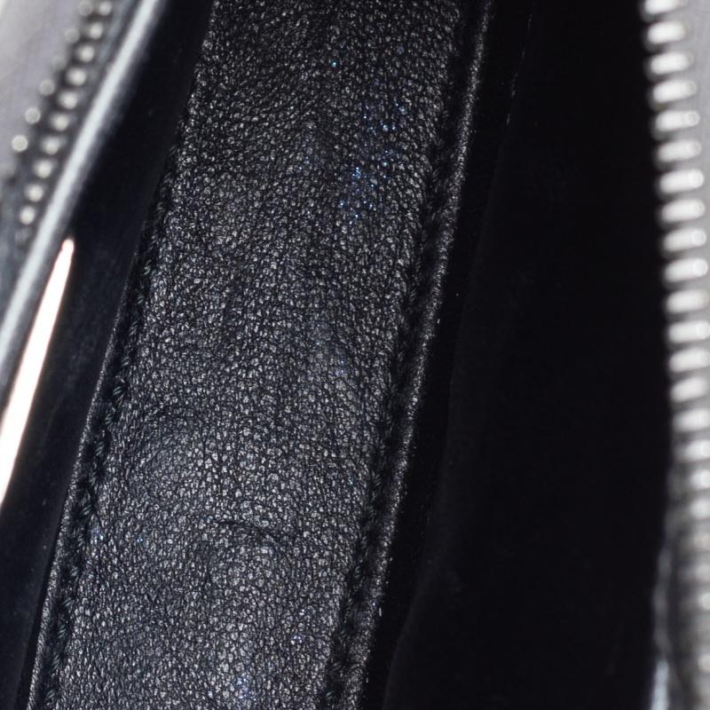 Prada Metallic Silver Saffiano Leather Crossbody Bag 3