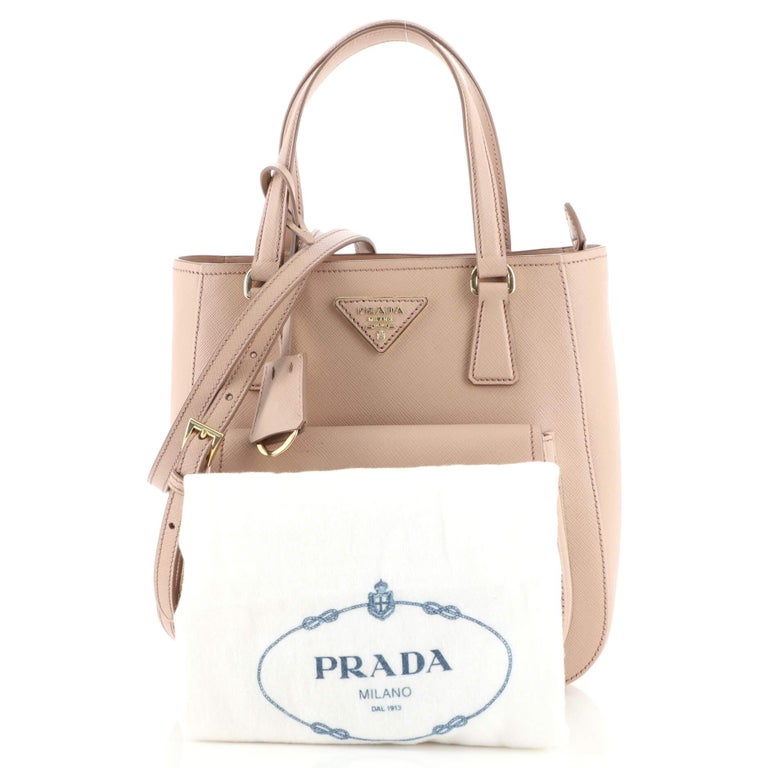 Prada Metropolis Handbag Saffiano Leather Small For Sale at 1stDibs