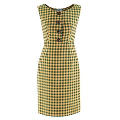 Prada Milano Gingham Check Dress US 0-2