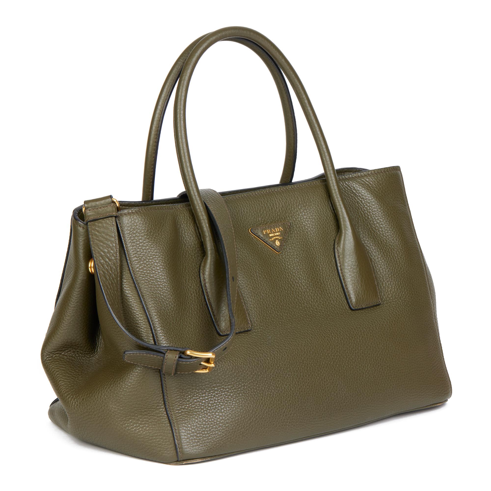 PRADA
Militare Saffiano Leather Daino Shopping Tote

Serial Number: 208
Age (Circa): 2020
Accompanied By: Prada Dust Bag, Authenticity Card, Care Booklet
Authenticity Details: Date Stamp (Made in France)
Gender: Ladies
Type: Tote, Shoulder,