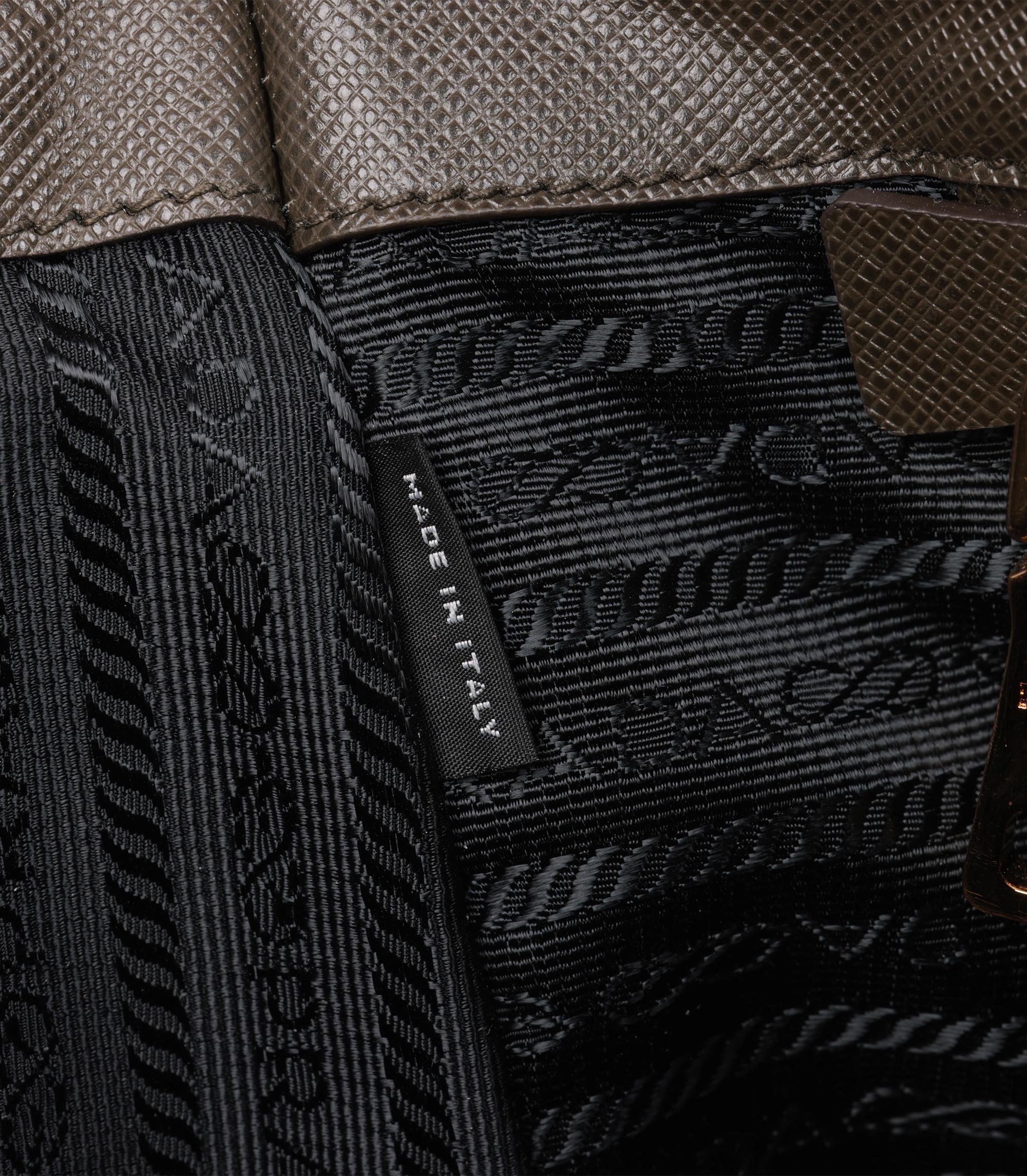 Prada Militare Saffiano Lux in pelle Ordine Speciale Grande Galleria Tote 4