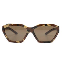 Prada Military Brown Disguise Sunglasses - Current Season One size