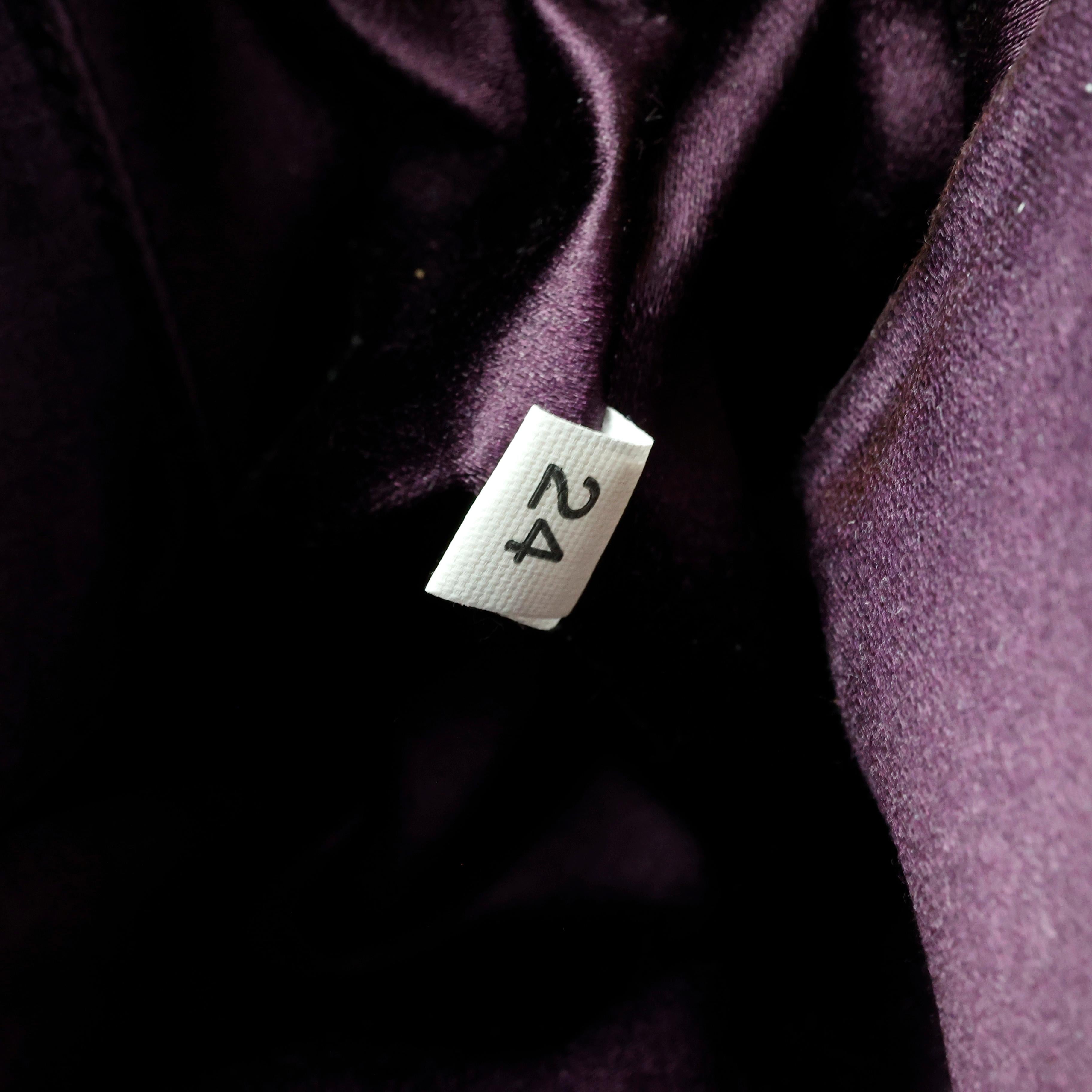 Prada mini bag in purple silk 5