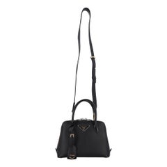 Prada Mini Double Saffiano Leather Crossbody Bag