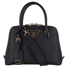 Prada Mini Double Saffiano Leather Crossbody Bag