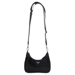 Prada Mini Sac Re Edition 2005 Black Re Nylon Mini Shoulder Bag