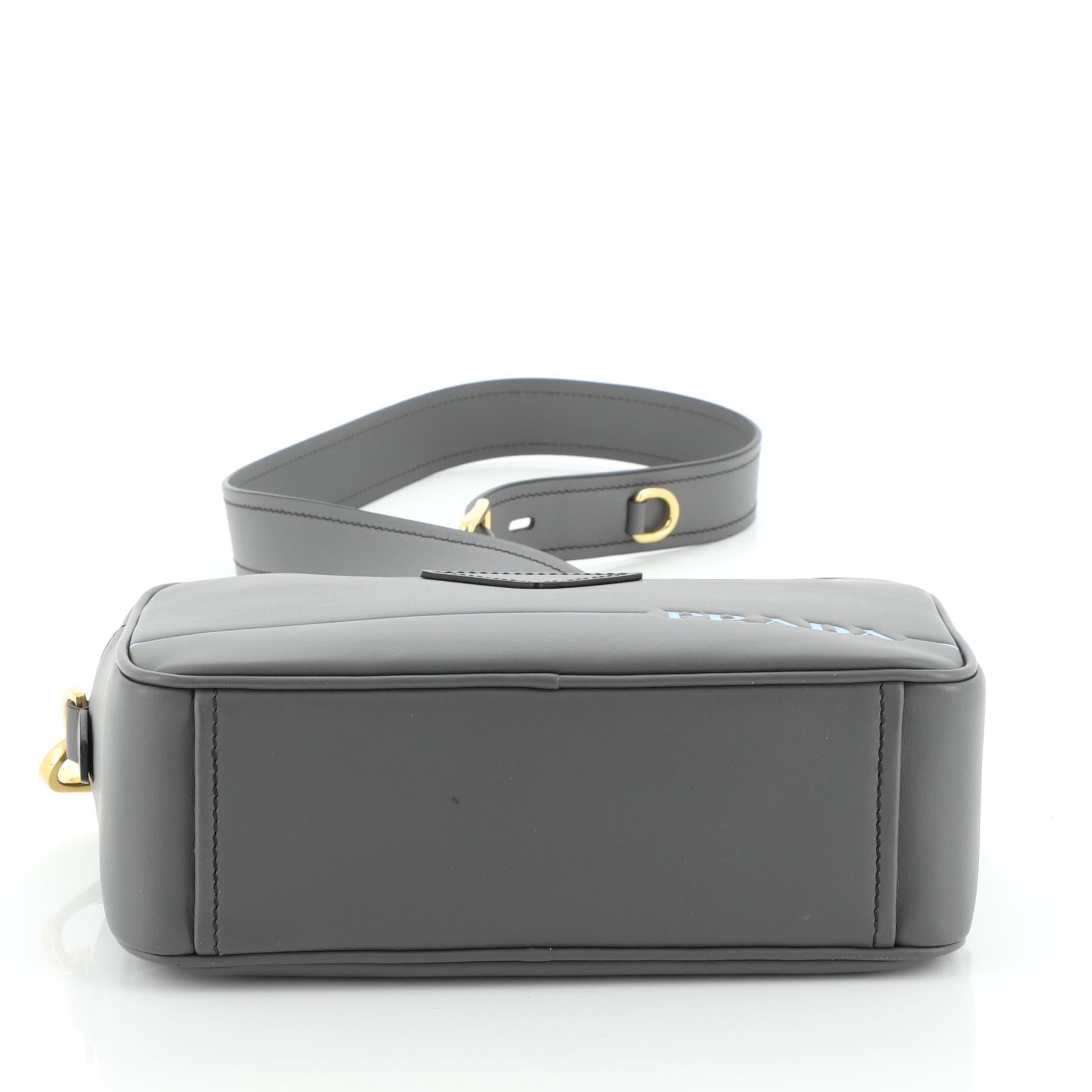 prada mirage mini leather camera bag